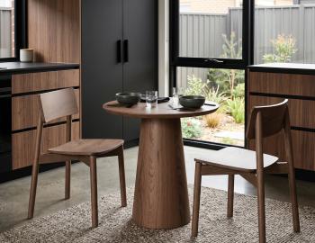 Circa Autumn Walnut Kitchen Table - 70cm