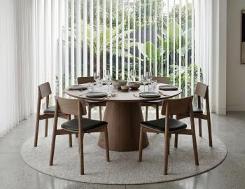 Circa Autumn Walnut Dining Table - 140cm