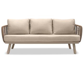 Sorrento Outdoor Sofa - Latte - Husk Cushions