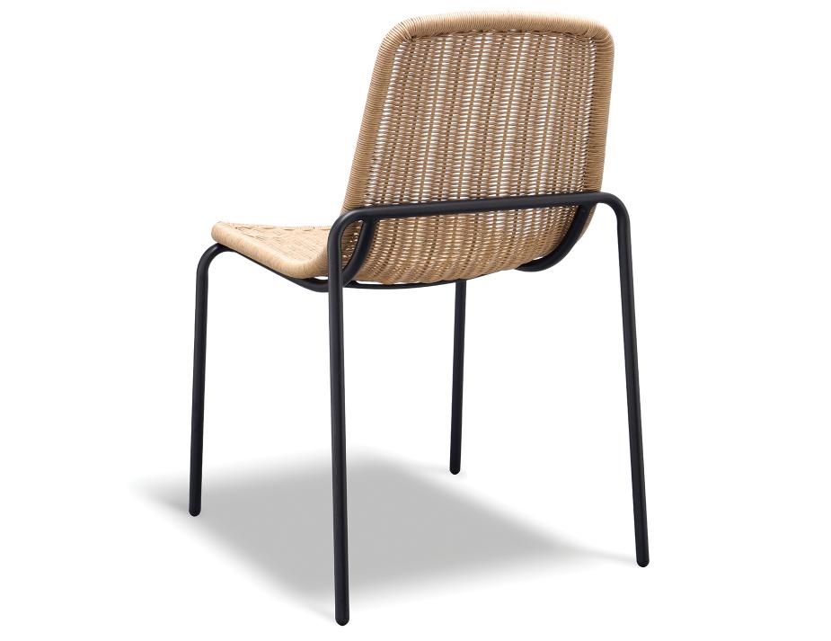 Cenone Outdoor Chair Black Natural Rattan_0000_pro Capture One 04884