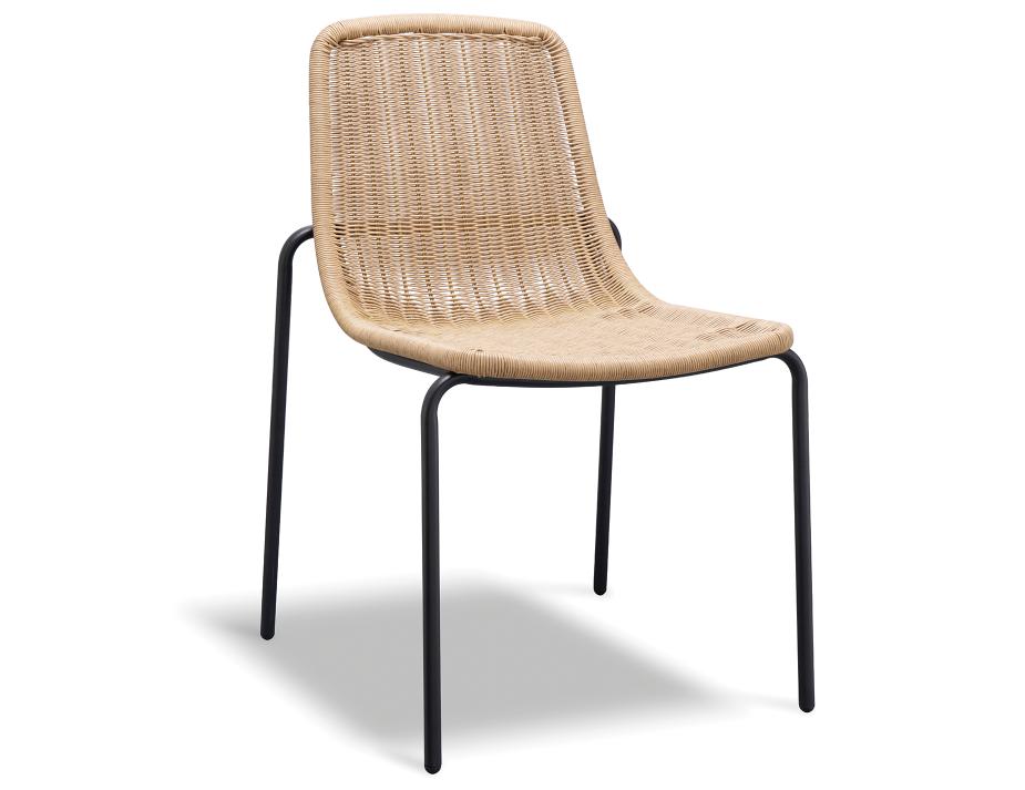 Cenone Outdoor Chair Black Natural Rattan_0002_pro Capture One 04882
