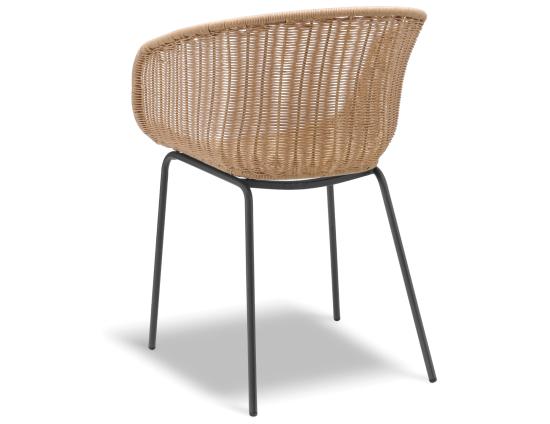 Tulum Outdoor Chair Charcoal 1