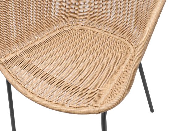 Tulum Outdoor Chair Charcoal 6