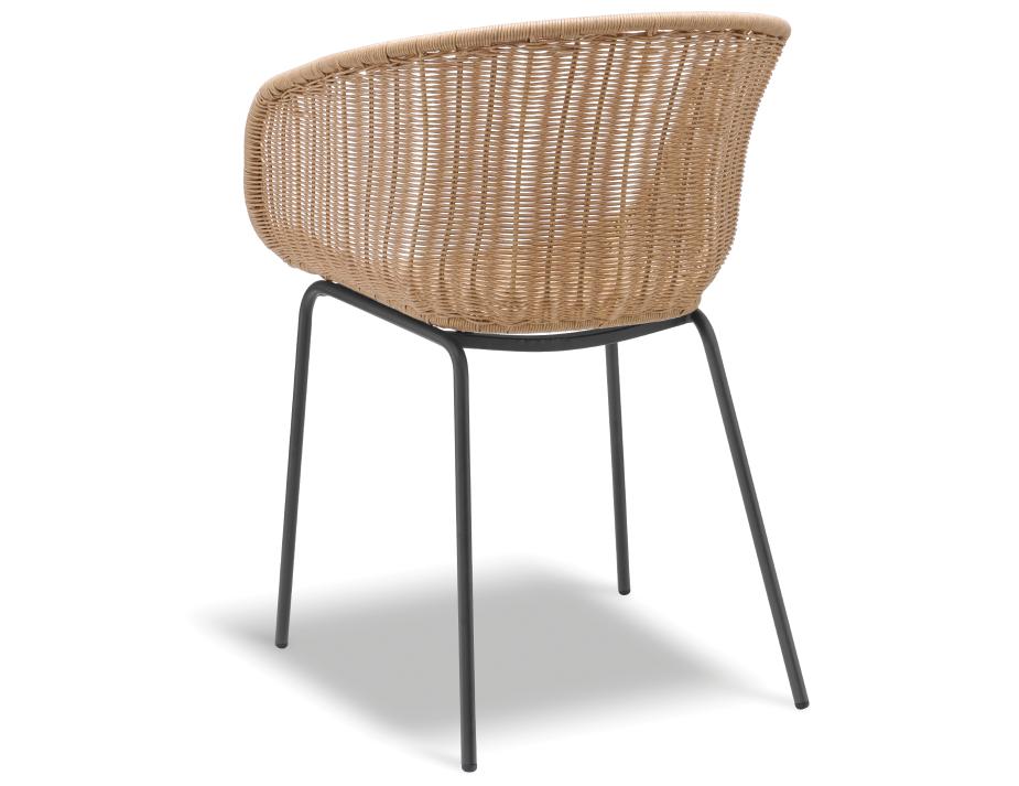 Tulum Outdoor Chair Charcoal 1