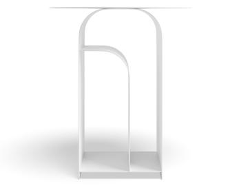 Forme White Side Table