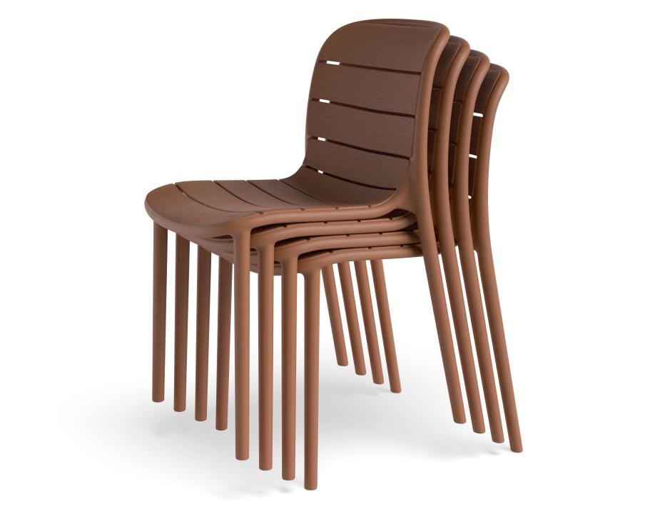 Element Chair Orange Textured Product 05