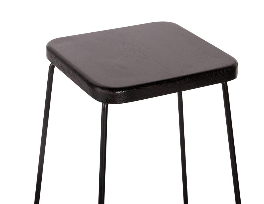 Hugo_stool__square_black_seat_wtih_black_frame_ 2 