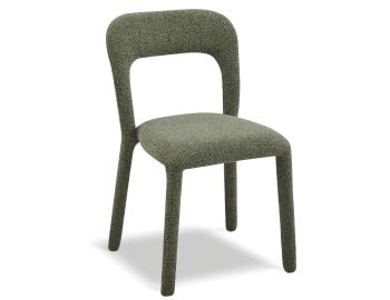 Coren Dining Chair - Green Fabric 