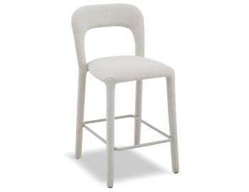 Coren Counter Stool - Grey Fabric 