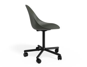 Pebble Swivel Chair with Castors