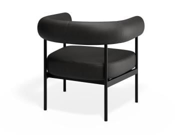 Marlowe Occasional Chair - Black Legs - Black PU