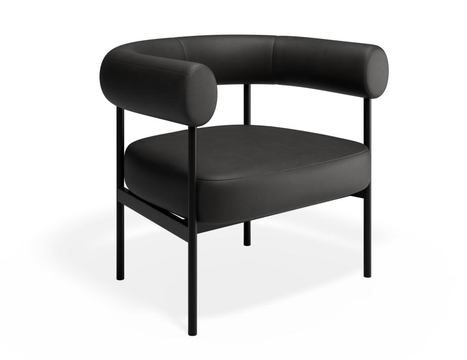 P 1 Marlowe Loungechair Black Blackpu1