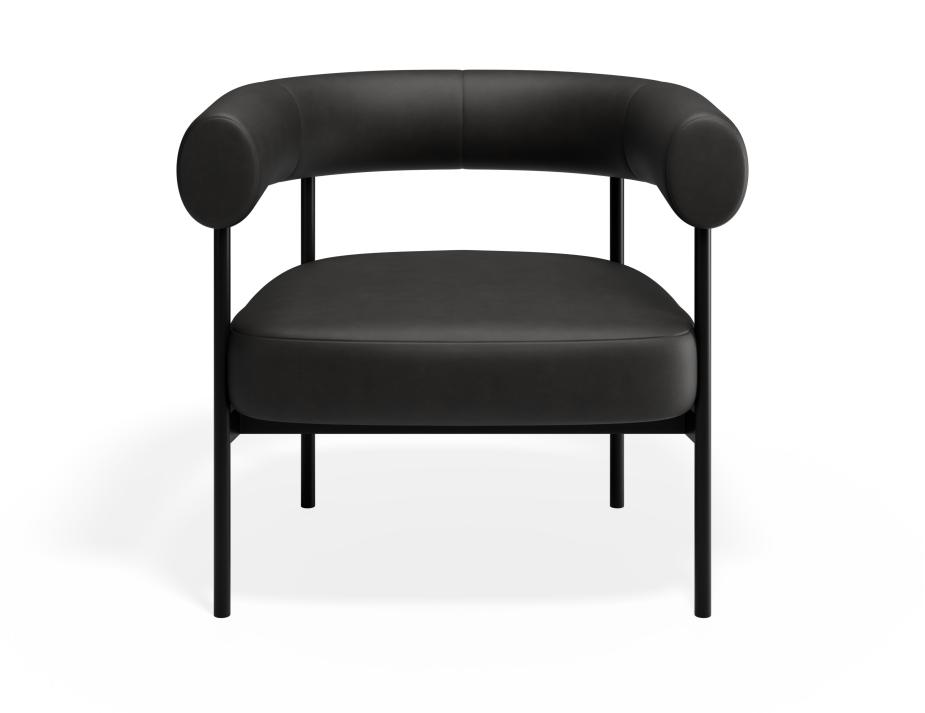 P 4 Marlowe Loungechair Black Blackpu