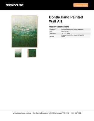 Tear Sheet: Bontle Hand Painted Wall Art